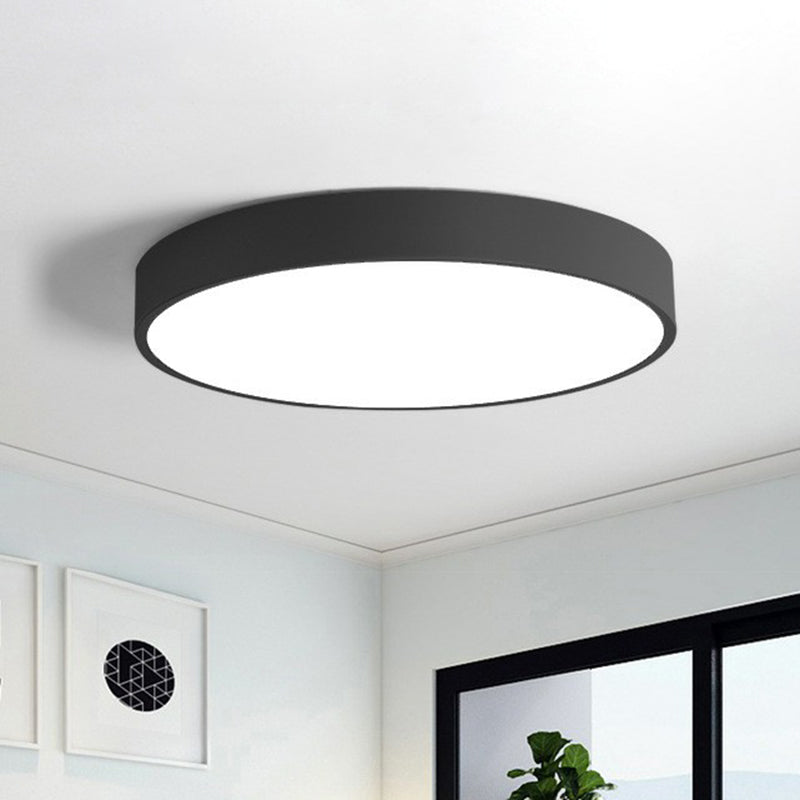 Extra-dunne ronde LED plafondverlichting Nordic Style metalen slaapkamer plafondlamp