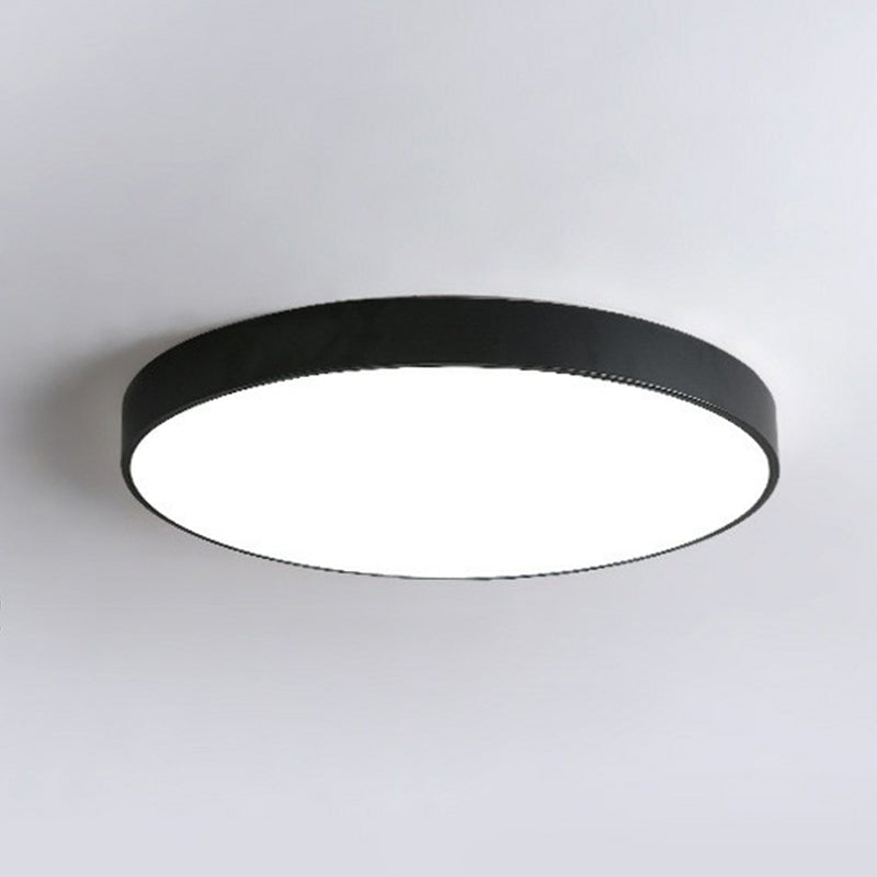 Extra-dunne ronde LED plafondverlichting Nordic Style metalen slaapkamer plafondlamp