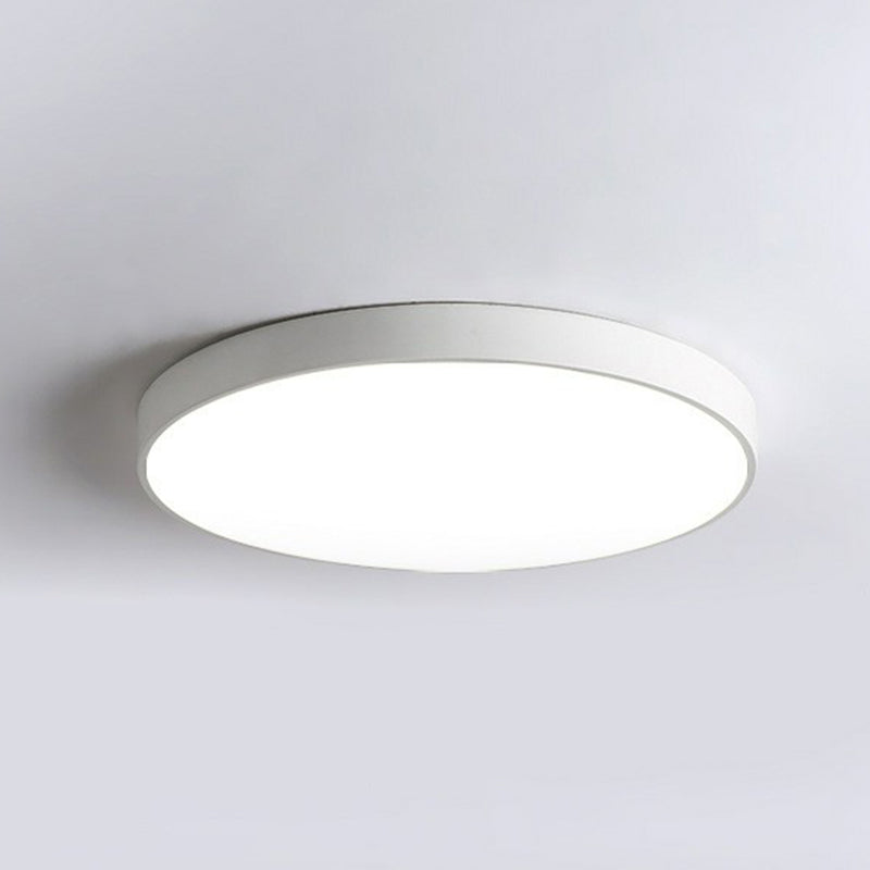 Extra-dunne ronde LED plafondverlichting Nordic Style metalen slaapkamer plafondlamp