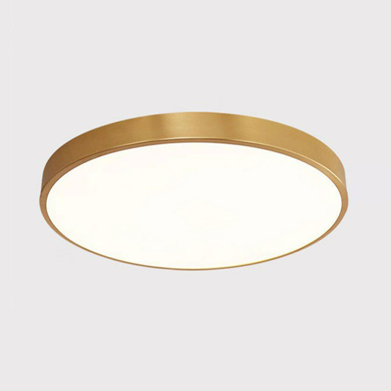 Extra-dunne ronde LED plafondverlichting Nordic Style metalen slaapkamer plafondlamp