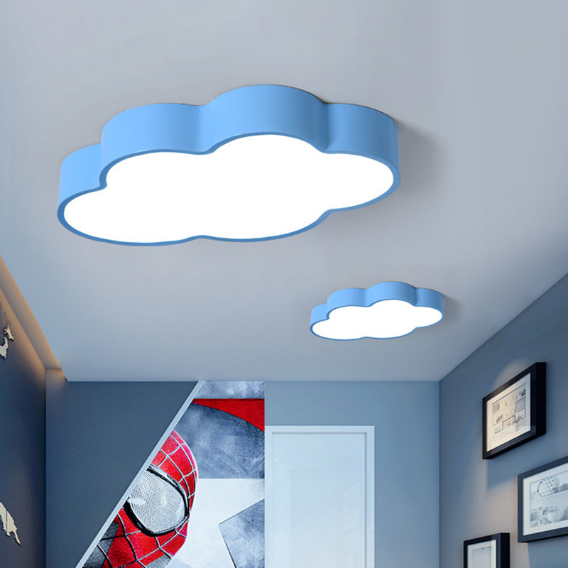 Acryl Cloud Shade Flush Light Minimalistische LED Flush Plafondlamp voor Kinderkamer