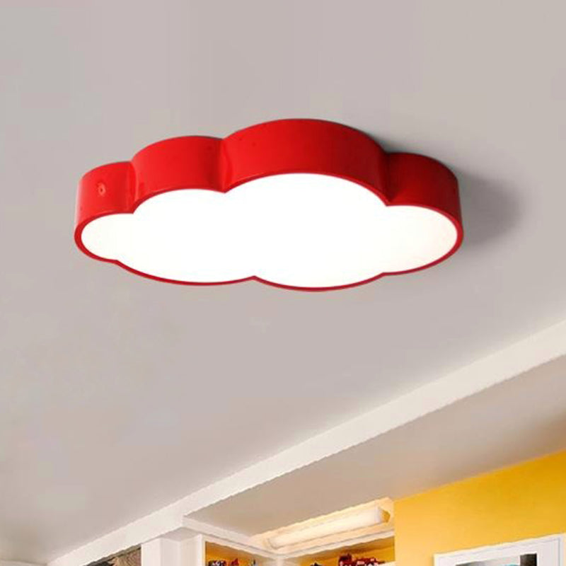 Acryl Cloud Shade Flush Light Minimalistische LED Flush Plafondlamp voor Kinderkamer