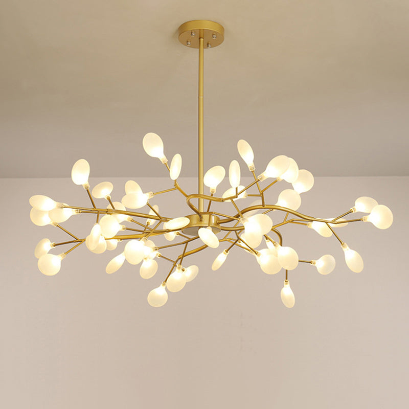Eenvoudige Vertakte Vuurvlieg Chandelier Verlichting Acryl Woonkamer LED Hanglamp