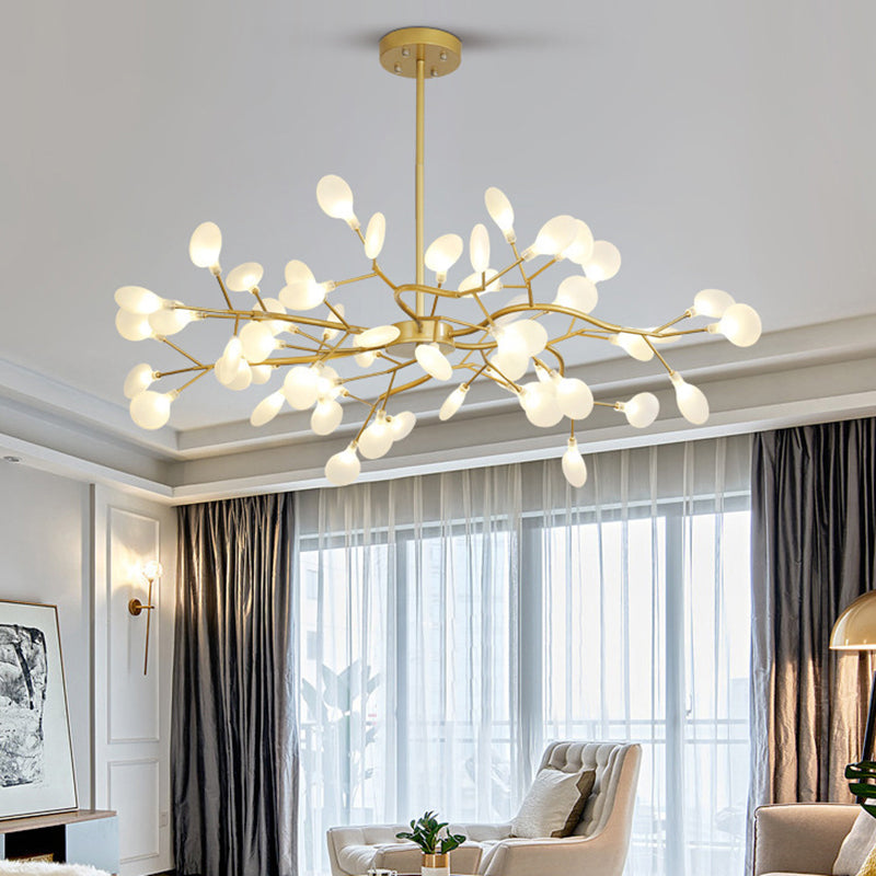 Eenvoudige Vertakte Vuurvlieg Chandelier Verlichting Acryl Woonkamer LED Hanglamp