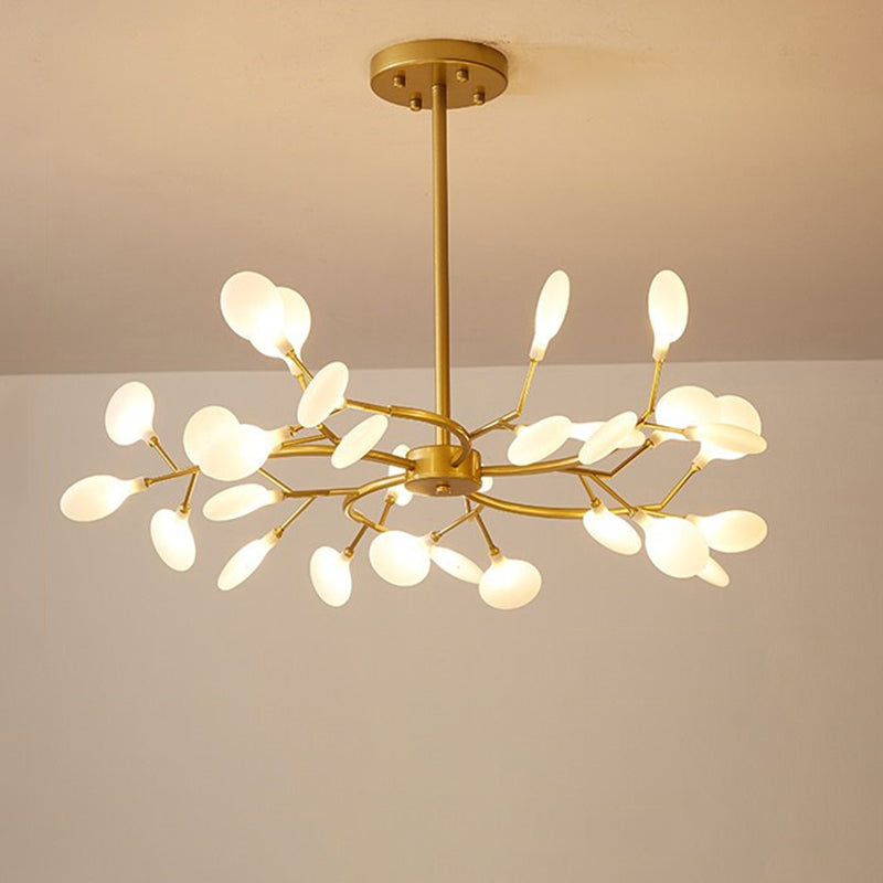 Eenvoudige Vertakte Vuurvlieg Chandelier Verlichting Acryl Woonkamer LED Hanglamp
