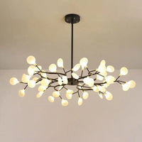 Eenvoudige Vertakte Vuurvlieg Chandelier Verlichting Acryl Woonkamer LED Hanglamp