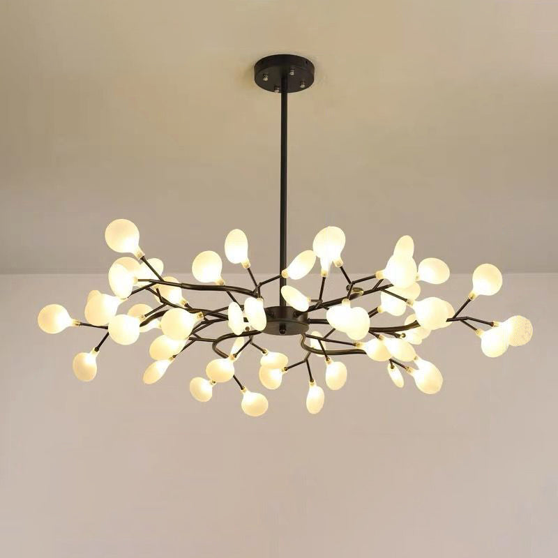 Eenvoudige Vertakte Vuurvlieg Chandelier Verlichting Acryl Woonkamer LED Hanglamp
