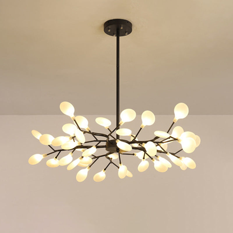 Eenvoudige Vertakte Vuurvlieg Chandelier Verlichting Acryl Woonkamer LED Hanglamp
