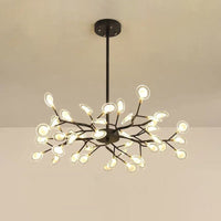 Eenvoudige Vertakte Vuurvlieg Chandelier Verlichting Acryl Woonkamer LED Hanglamp