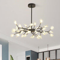 Eenvoudige Vertakte Vuurvlieg Chandelier Verlichting Acryl Woonkamer LED Hanglamp