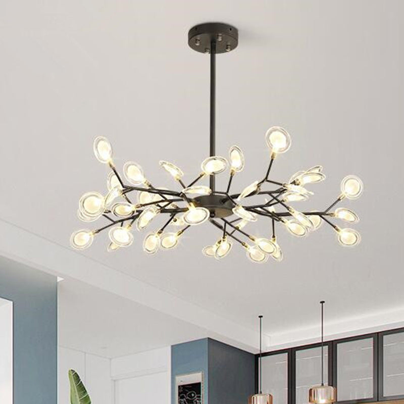 Eenvoudige Vertakte Vuurvlieg Chandelier Verlichting Acryl Woonkamer LED Hanglamp