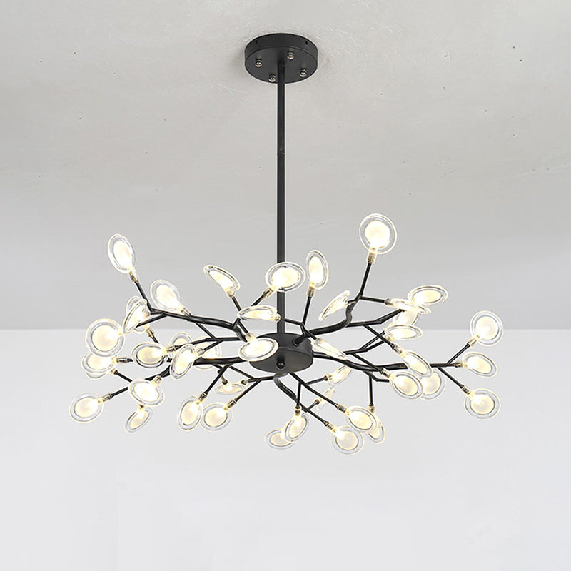 Eenvoudige Vertakte Vuurvlieg Chandelier Verlichting Acryl Woonkamer LED Hanglamp