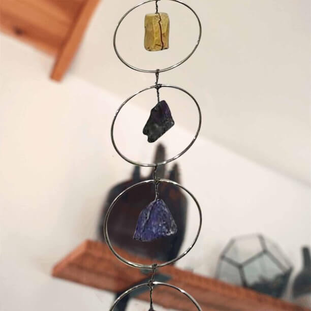 7 Chakra Edelsteen wanddecoratie