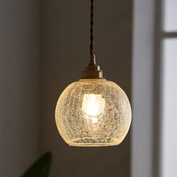 Industriële Bol Hanglamp Enkele Heldere Glazen Hanglamp voor Woonkamer