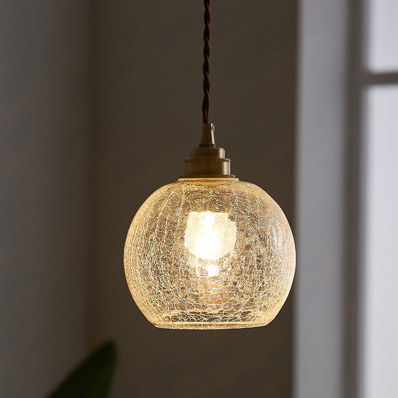 Industriële Bol Hanglamp Enkele Heldere Glazen Hanglamp voor Woonkamer
