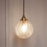 Industriële Bol Hanglamp Enkele Heldere Glazen Hanglamp voor Woonkamer