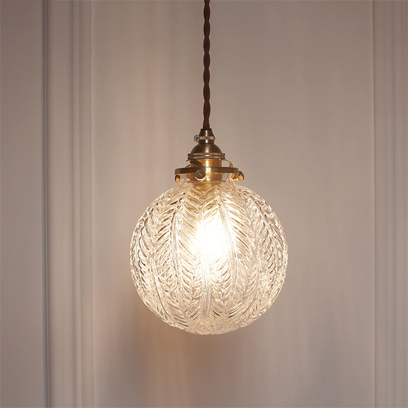 Industriële Bol Hanglamp Enkele Heldere Glazen Hanglamp voor Woonkamer