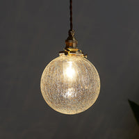 Industriële Bol Hanglamp Enkele Heldere Glazen Hanglamp voor Woonkamer