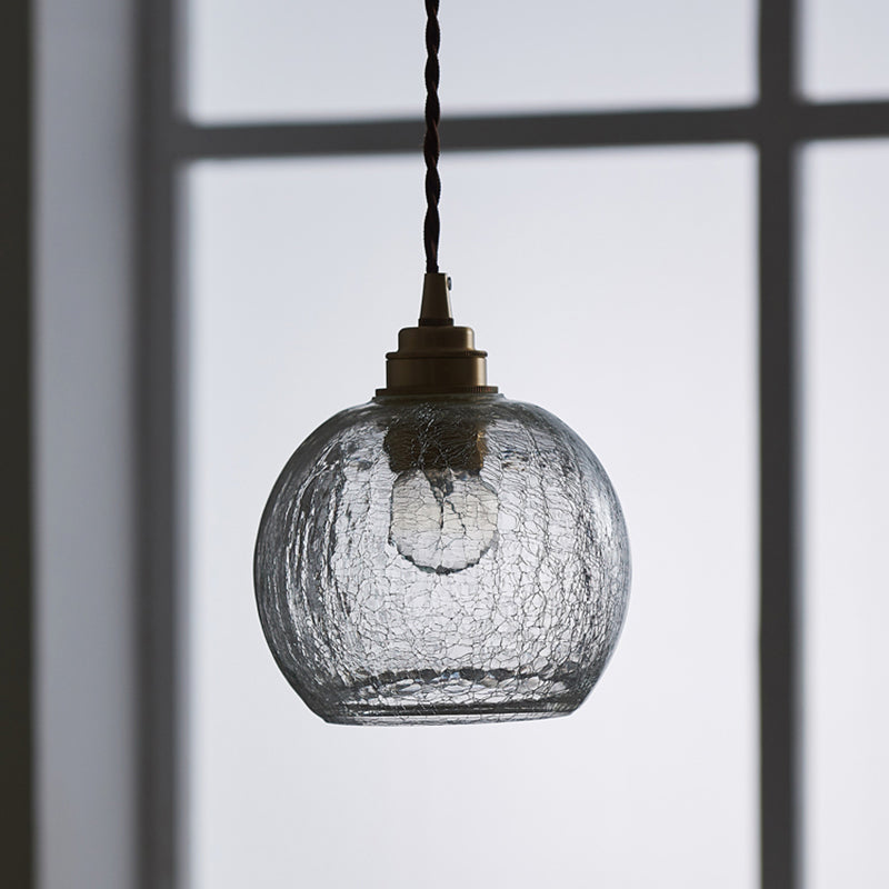 Industriële Bol Hanglamp Enkele Heldere Glazen Hanglamp voor Woonkamer