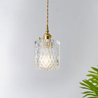 Antieke Schaduw Hanglamp 1-Licht Duidelijk Glas Hanglamp voor Restaurant