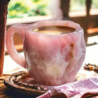 Koffiemokken GlaceCup | Handgemaakt & Mineraal Kristal | Isolerend & Geschikt voor de Magnetron | 350–450 ml