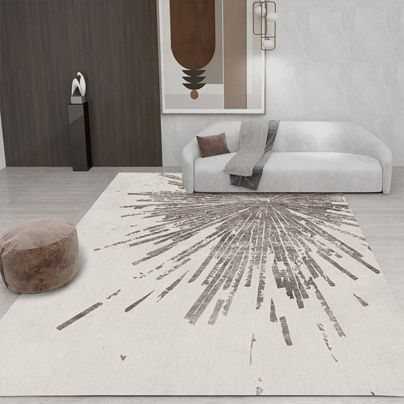 Minimalistische Decoratie Tapijt Multi Kleur Gestreept Gebied Tapijt Synthetisch Huisdier Vriendelijk Eenvoudig Onderhoud Tapijt