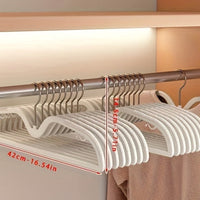 Kledinghanger – Ruimtebesparende Korte Hals – Antislip Rotatiehaak - 40 stuks