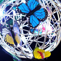 GlimmerWings - Zonne-lamp in vlinderdesign voor een betoverende tuinversiering