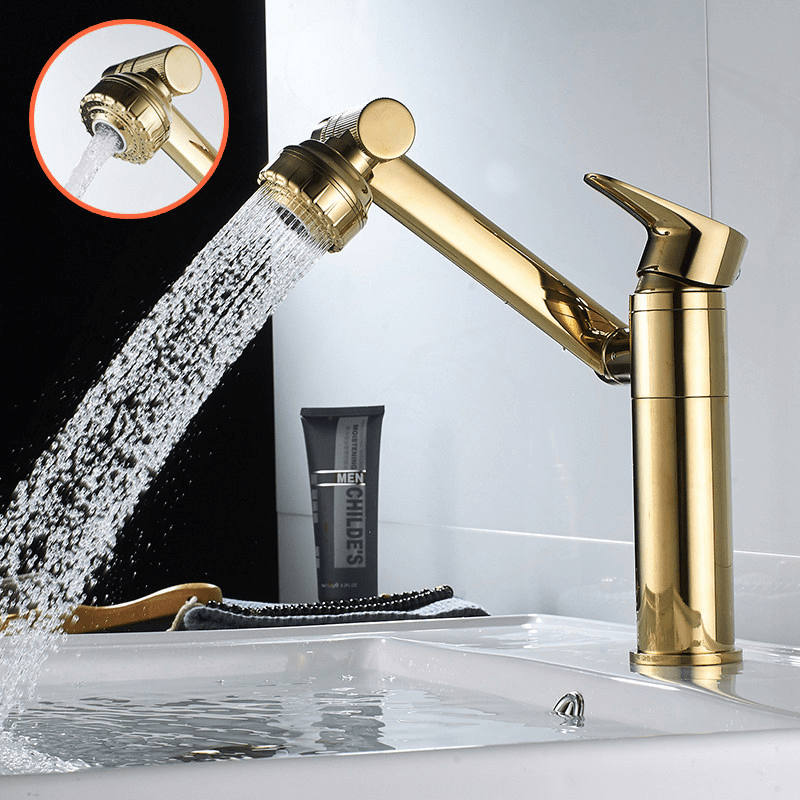 FLEXISPOUT – Flexibele 360° Kraan met Sprayfunctie voor de Wastafel