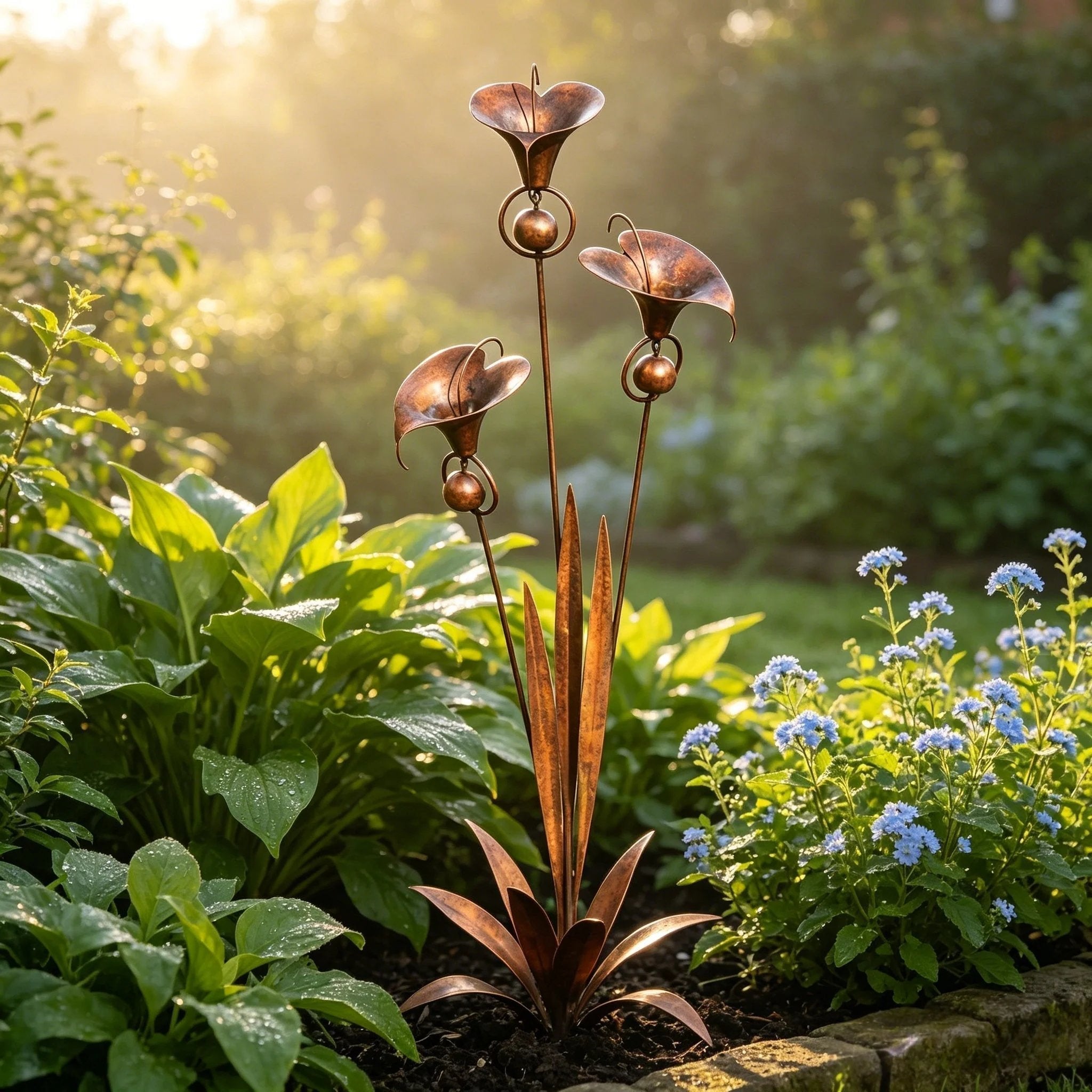CallaChime™ | Handgemaakte Tuinstok met Klankspel