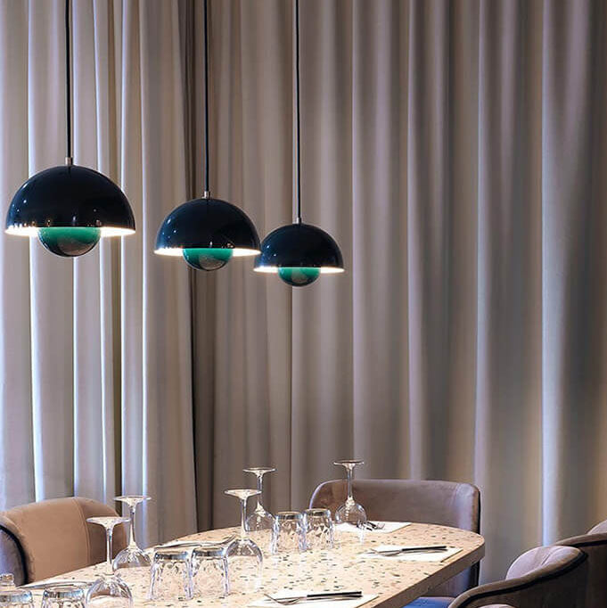Macaron Hanglamp Halve Bol | Scandinavisch Koepelontwerp