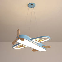 Kinderen Vliegtuigvormige Hanglamp Acryl Slaapkamer LED Kroonluchter Hanglamp