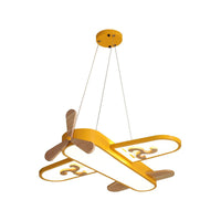 Kinderen Vliegtuigvormige Hanglamp Acryl Slaapkamer LED Kroonluchter Hanglamp
