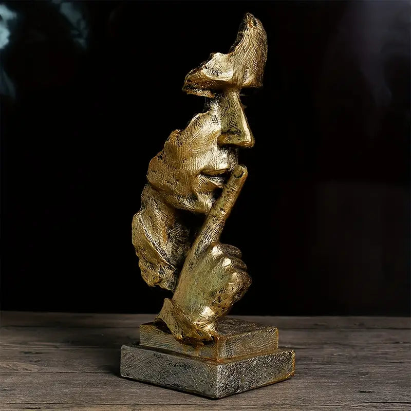 SerenitySculpt - Suggestieve abstracte standbeeld voor serene reflectie