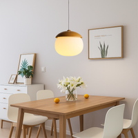 Noordse Houten Hanglamp