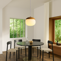 Noordse Houten Hanglamp