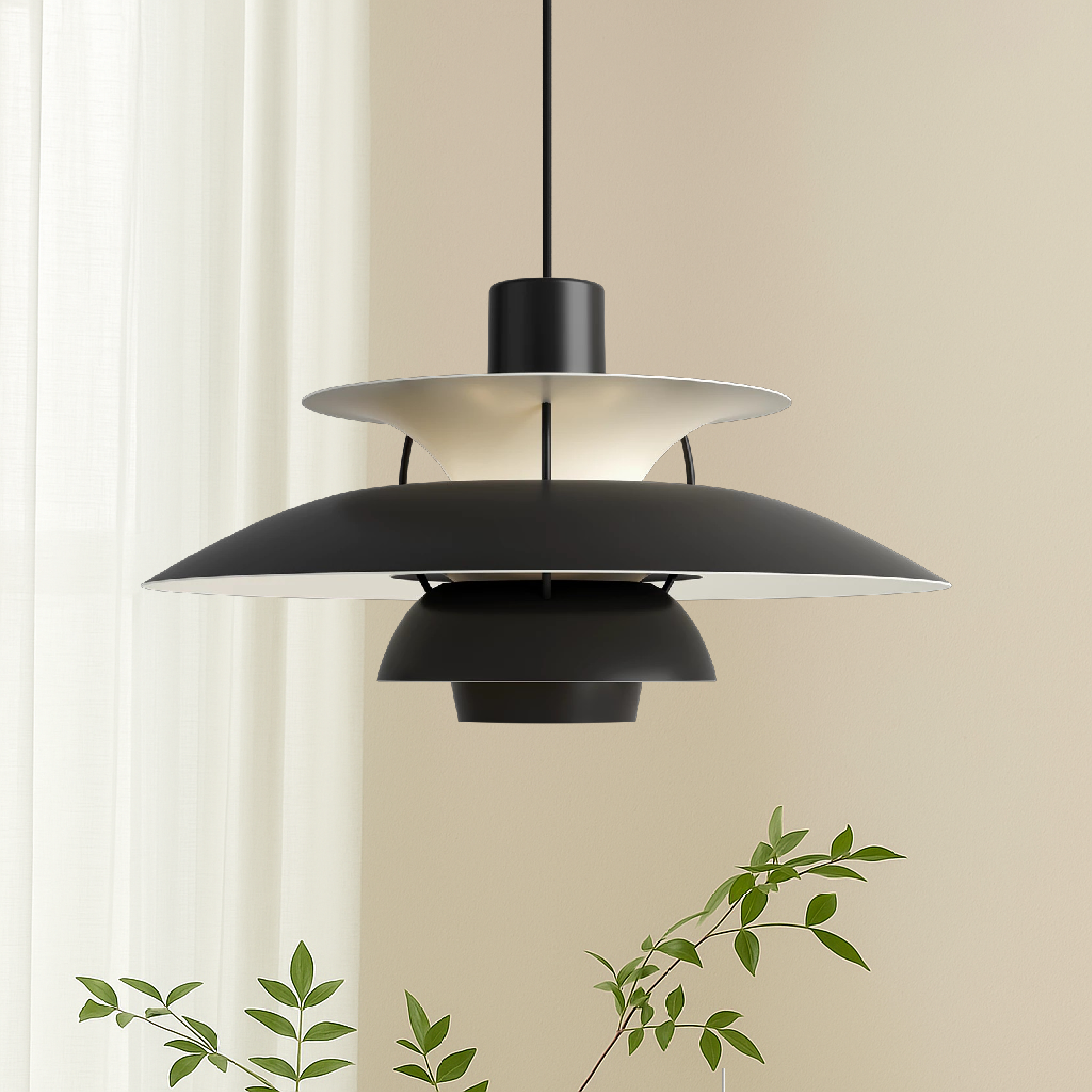 Multilaags Deens Hanglamp