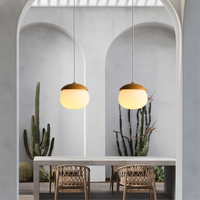 Noordse Houten Hanglamp