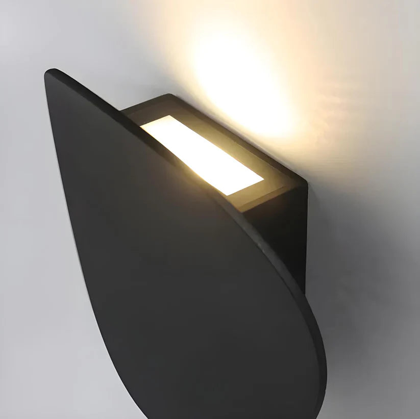 Schijf Metalen Wandlamp