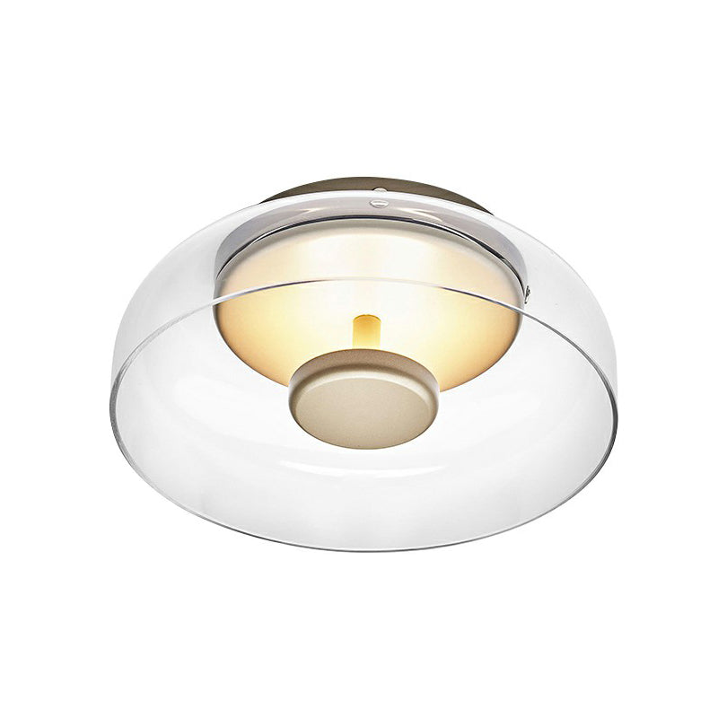 Bowl LED Plafondlamp Modern Glazen Inbouwlamp