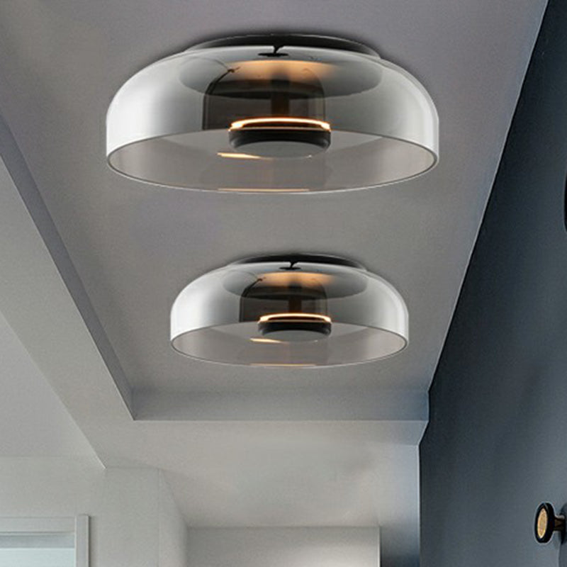 Bowl LED Plafondlamp Modern Glazen Inbouwlamp