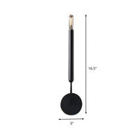 1/2 Lampen Tube Wandlamp Traditionele Metaal Wandlamp in Zwart/Brass voor de Eetkamer