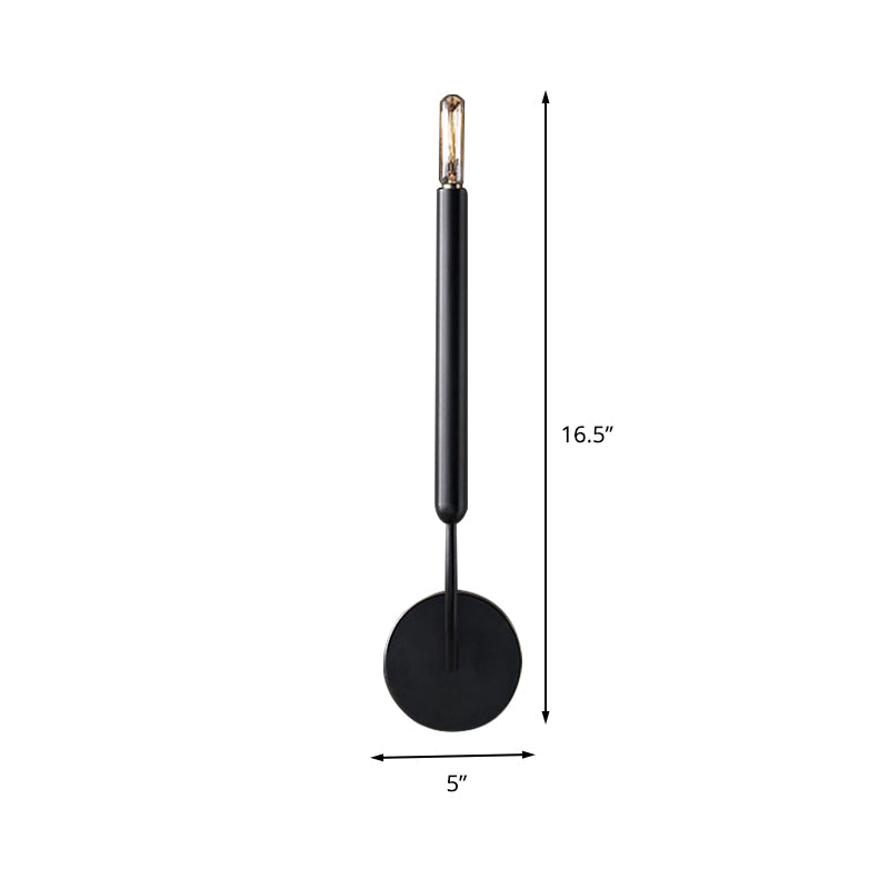 1/2 Lampen Tube Wandlamp Traditionele Metaal Wandlamp in Zwart/Brass voor de Eetkamer