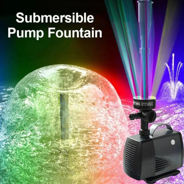 HydroFlow™ | Duurzame Multifunctionele Fonteinpomp met Verstelbare Doorstroming