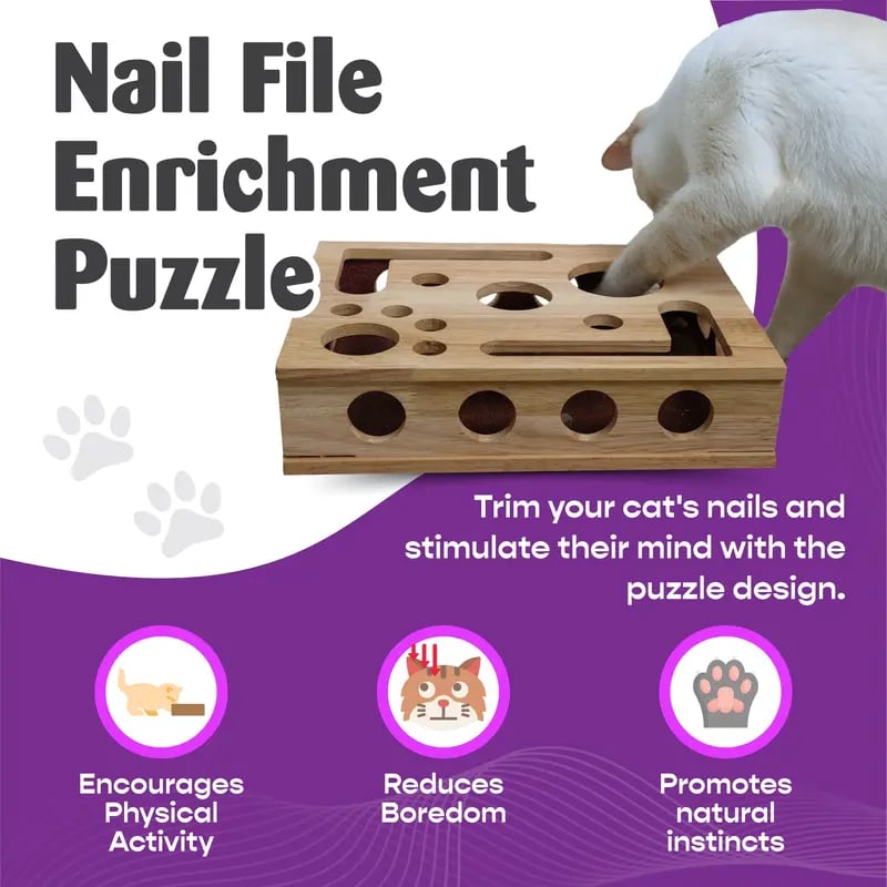 🎁😻Katten Krab Puzzel Verrijkingsdoos✨
