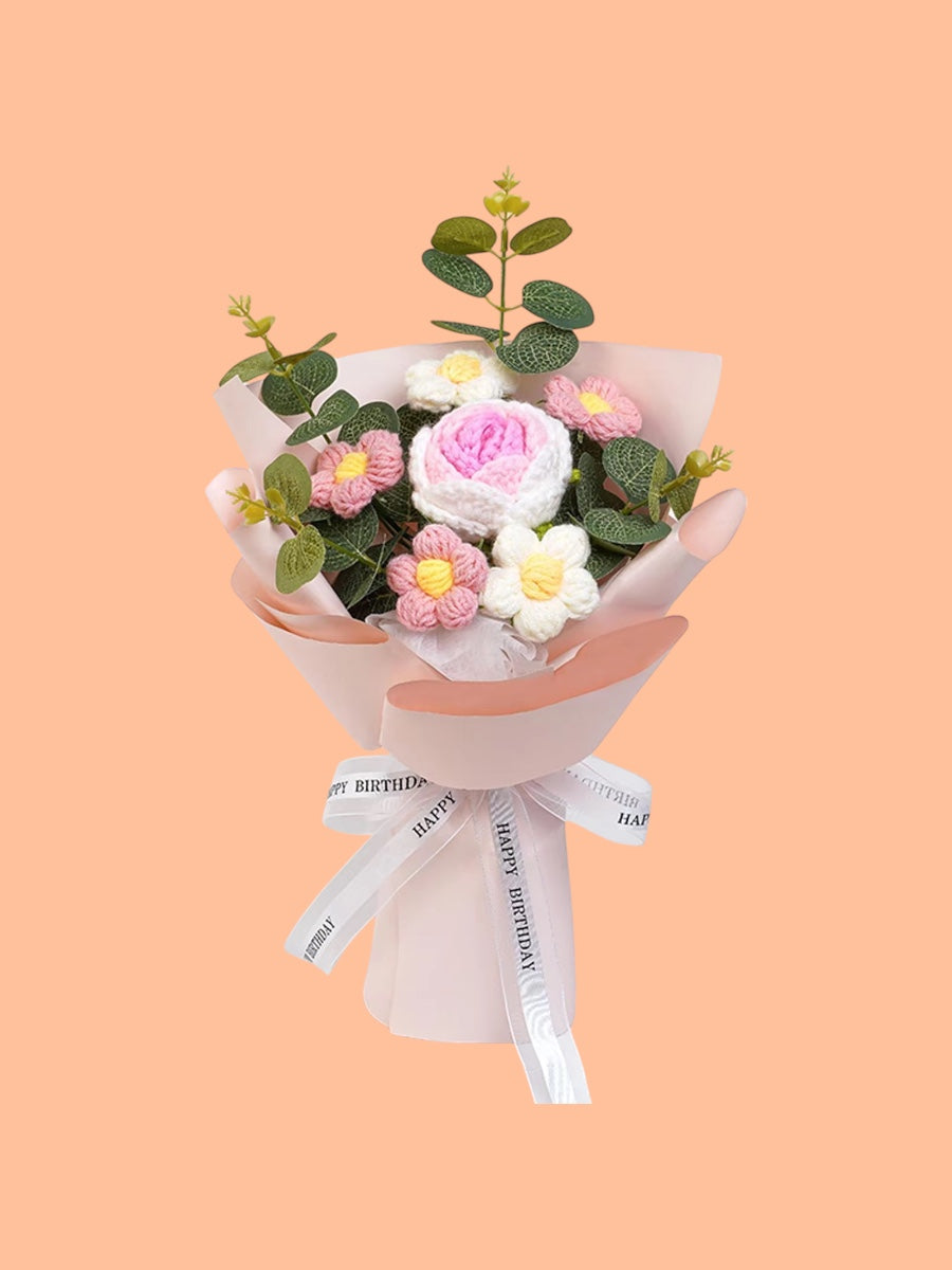 LuxeStitch Ambachtelijke Haakbloem Collectie | Uitstekend handgemaakt bloemontwerpen om je huisdecoratie en knutselprojecten te verbeteren