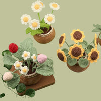 LuxeStitch Ambachtelijke Haakbloem Collectie | Uitstekend handgemaakt bloemontwerpen om je huisdecoratie en knutselprojecten te verbeteren