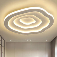 Ripple Acryl Plafondlamp Simpliciteit 16"/19.5"/23.5" Breed LED Witte Opbouwlamp in Warm/Witte Licht