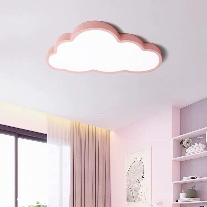 Acryl Cloud Flushmount Plafondlamp Cartoon LED Flush Mount Verlichtingsarmatuur voor Kinderkamer