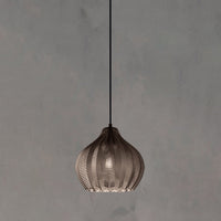 Golfvormige Glazen Hanglamp Nordic Stijl Enkele Pendel Plafondlamp voor Eetkamer